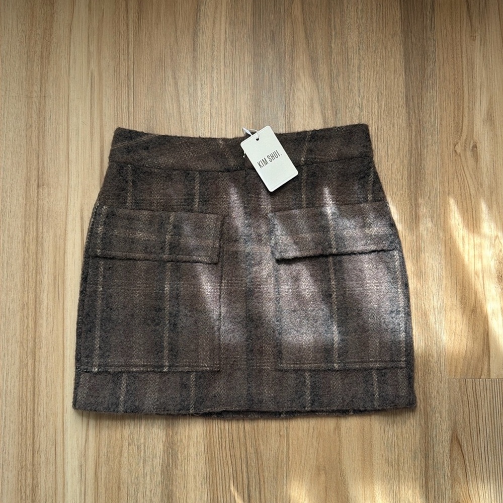 Kim Shui wool skirt